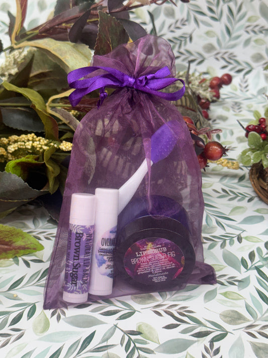 Brown Sugar Lip Scrub Gift Set