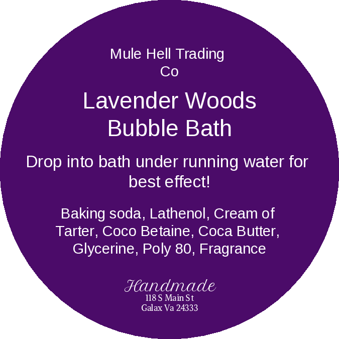 Lavender Woods Bloom Bubble Bath