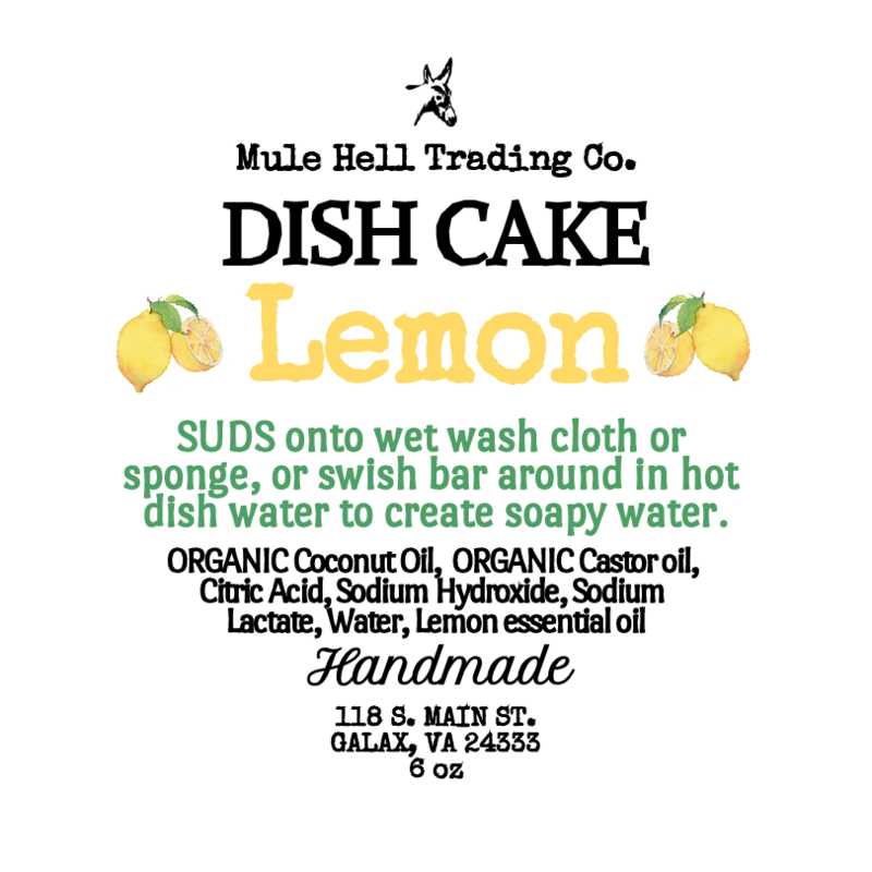 100% Organic Lemon Dish Cake