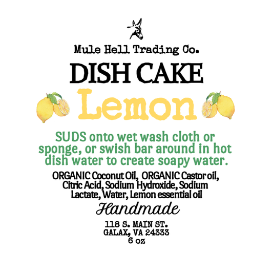 100% Organic Lemon Dish Cake