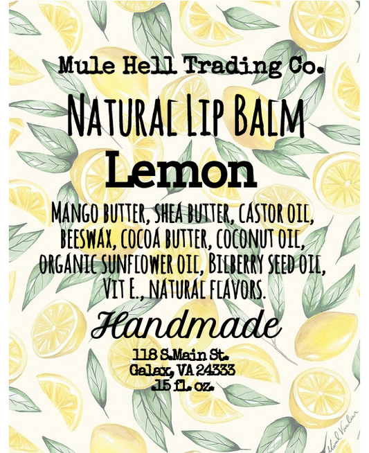Lemon Lip Balm