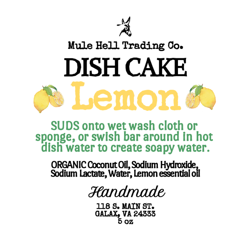 100% Organic Lemon Dish Cake