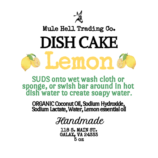100% Organic Lemon Dish Cake