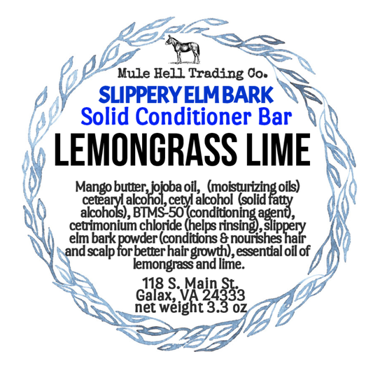 Lemongrass Lime Conditioner Bar