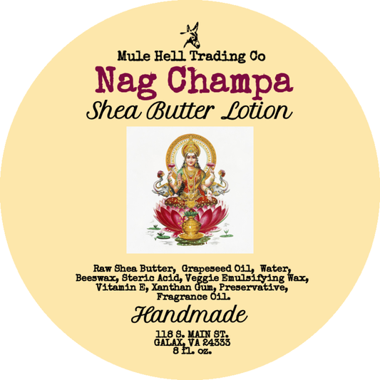 Nag Champa Shea Butter Lotion