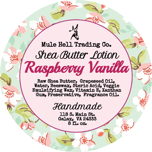 Raspberry Vanilla Shea Butter Lotion