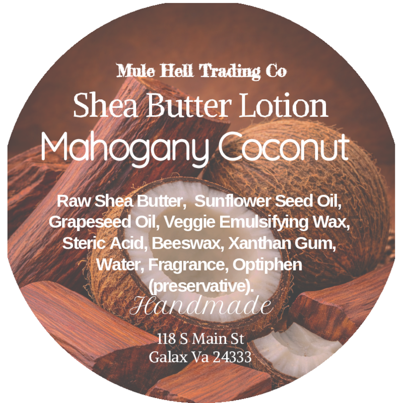 Mahogany Coconut Butter Lotion