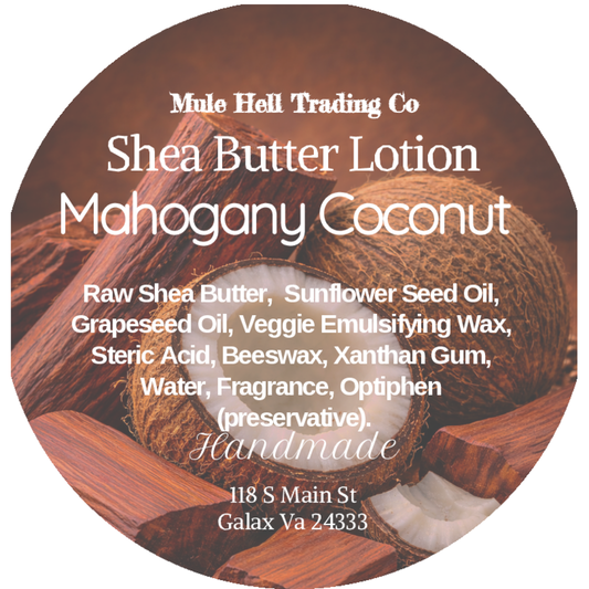 Mahogany Coconut Butter Lotion