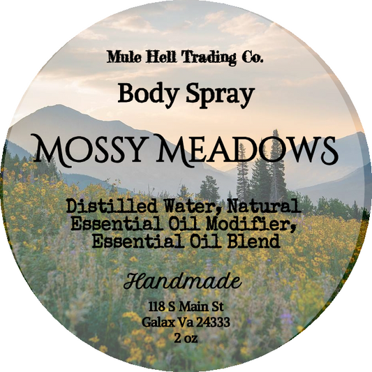 Mossy Meadows  Body Spray