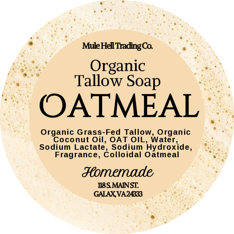 Oatmeal Tallow Soap bar