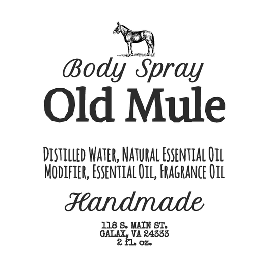 Old Mule Body Spray