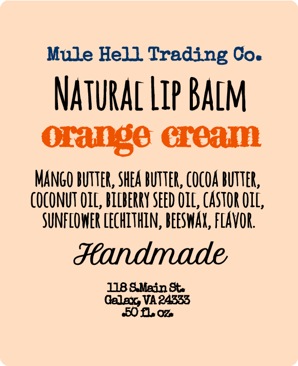 Orange Cream Lip Balm