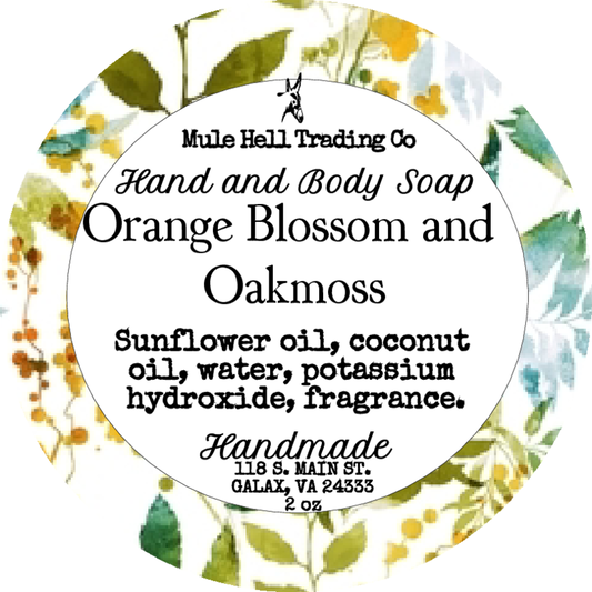 Orange Blossom and Oak Moss Liquid Soap