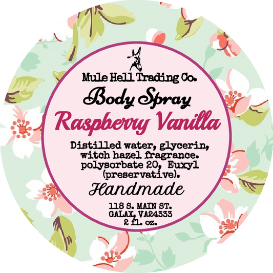 Raspberry Vanilla Body Spray