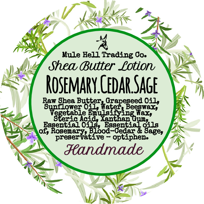 Rosemary Cedar Sage Shea Butter Lotion