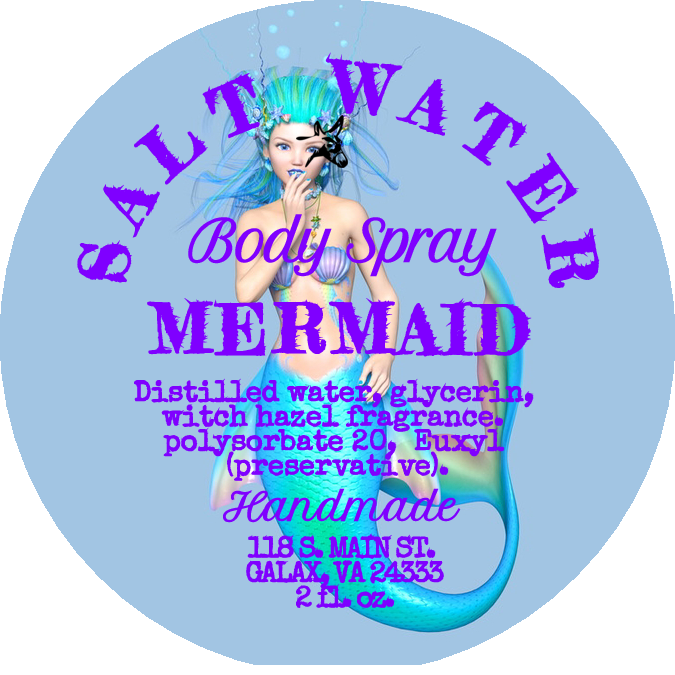 Salt Water Mermaid Body Spray