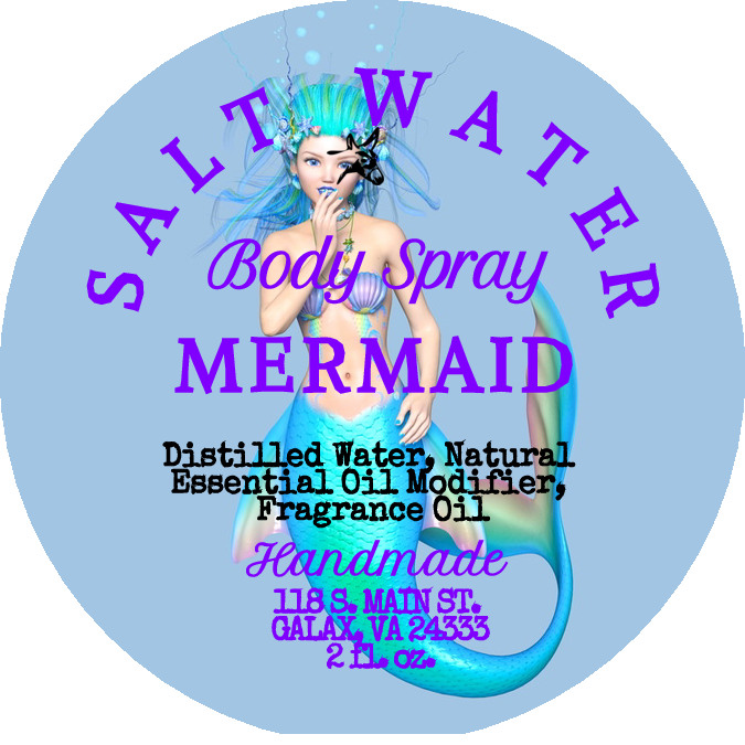 Salt Water Mermaid Body Spray