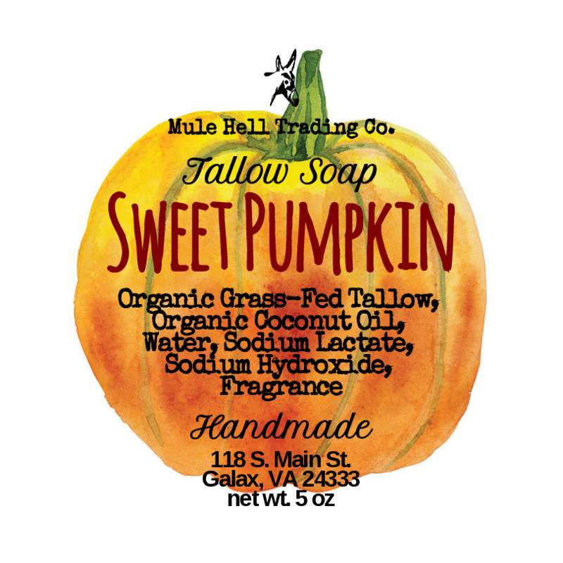 Sweet Pumpkin Tallow Soap Bar