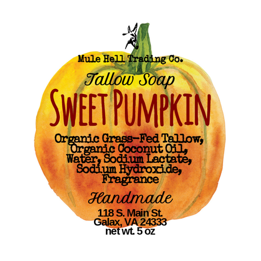 Sweet Pumpkin Tallow Soap Bar