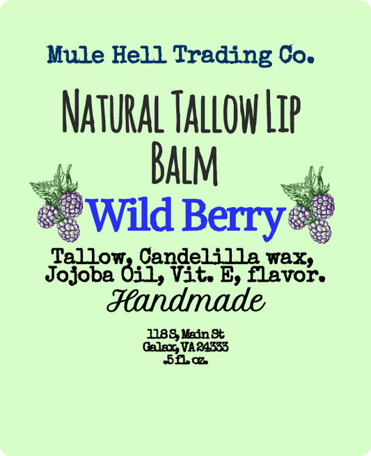 Wildberry Tallow Lip Balm