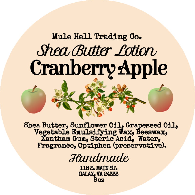 Cranberry Apple Shea Butter Lotion