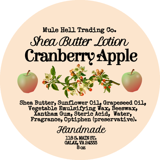 Cranberry Apple Shea Butter Lotion