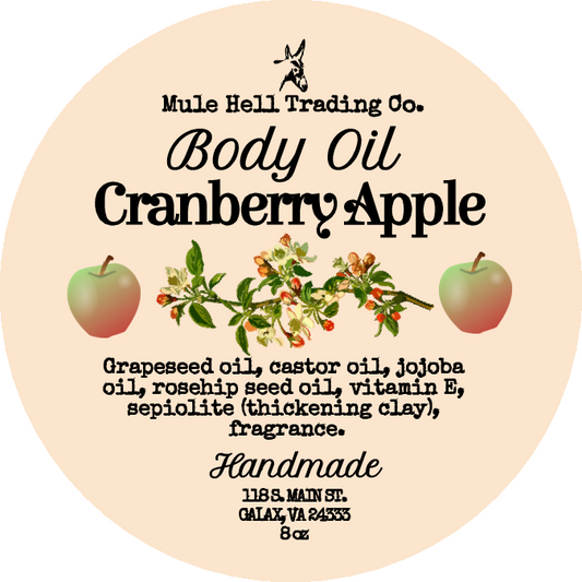 Cranberry Apple Body Oil