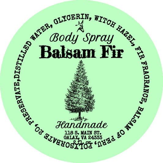 Balsam Fir Body Spray