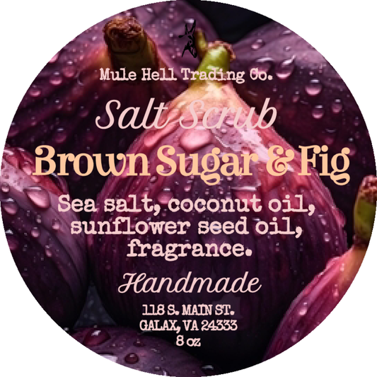 Brown Sugar Fig Salt Scrub