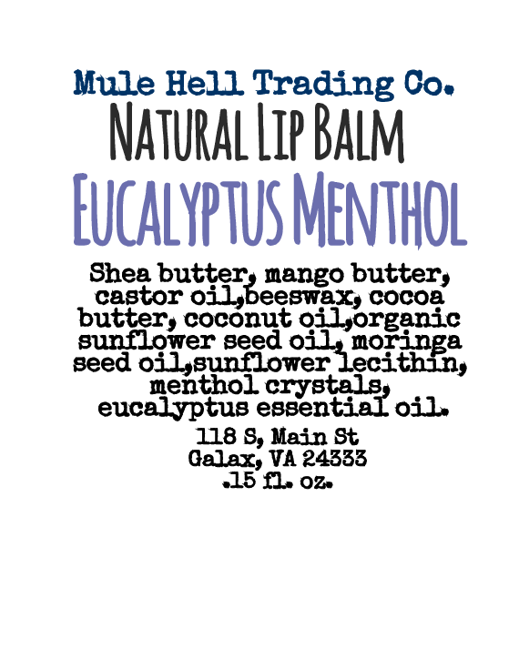 Eucalyptus Menthol Lip Balm
