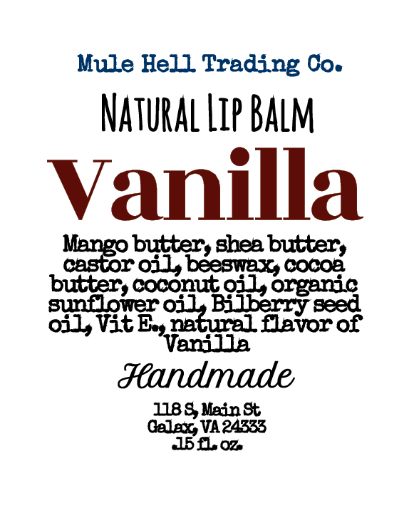 Vanilla Lip Balm