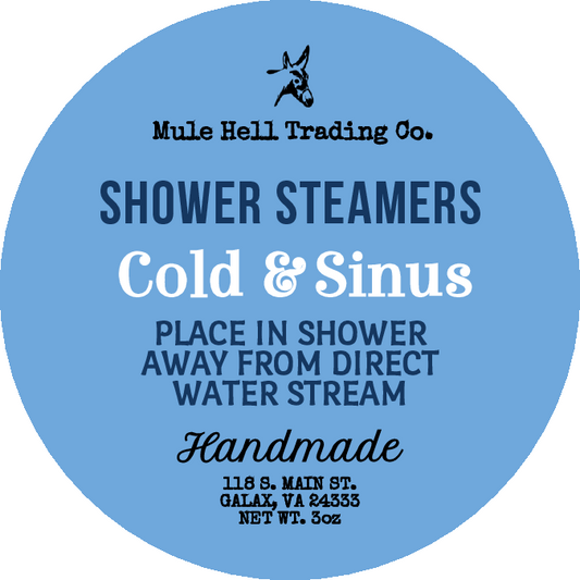 Cold and Sinus Shower Steamer