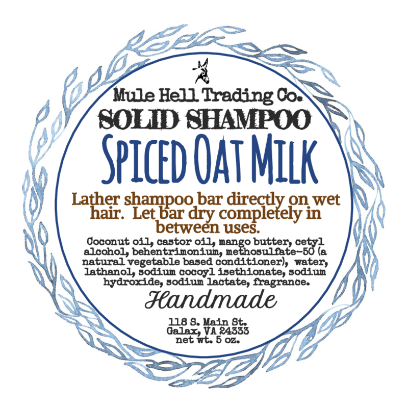 Spiced Oat Milk Shampoo Bar