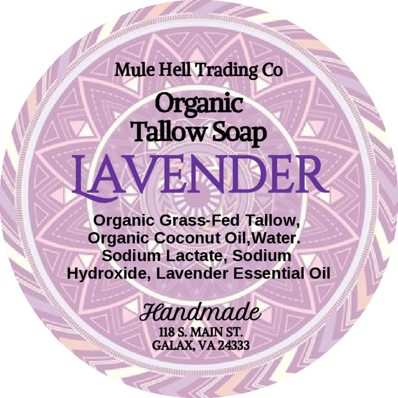 Lavender Tallow Soap bar