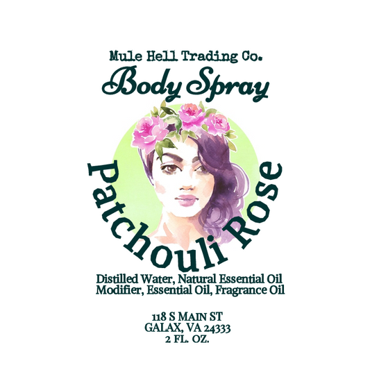 Patchouli Rose Body Spray