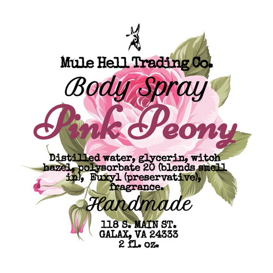 Pink Peony Body Spray
