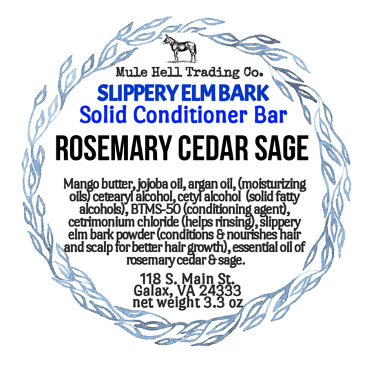 Rosemary Cedar Sage Conditioner Bar