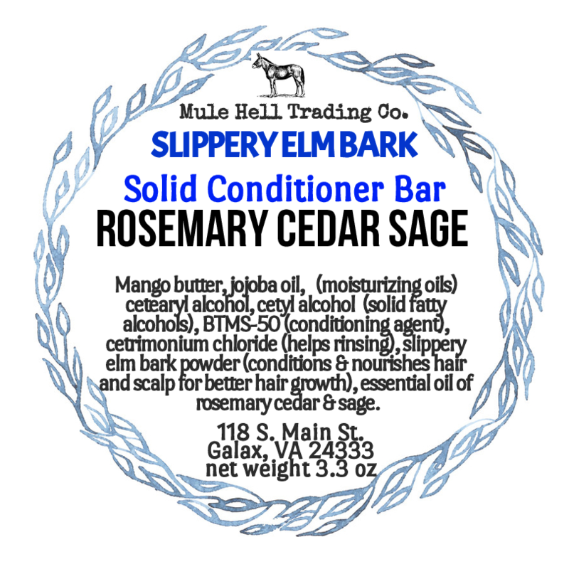Rosemary Cedar Sage Conditioner Bar