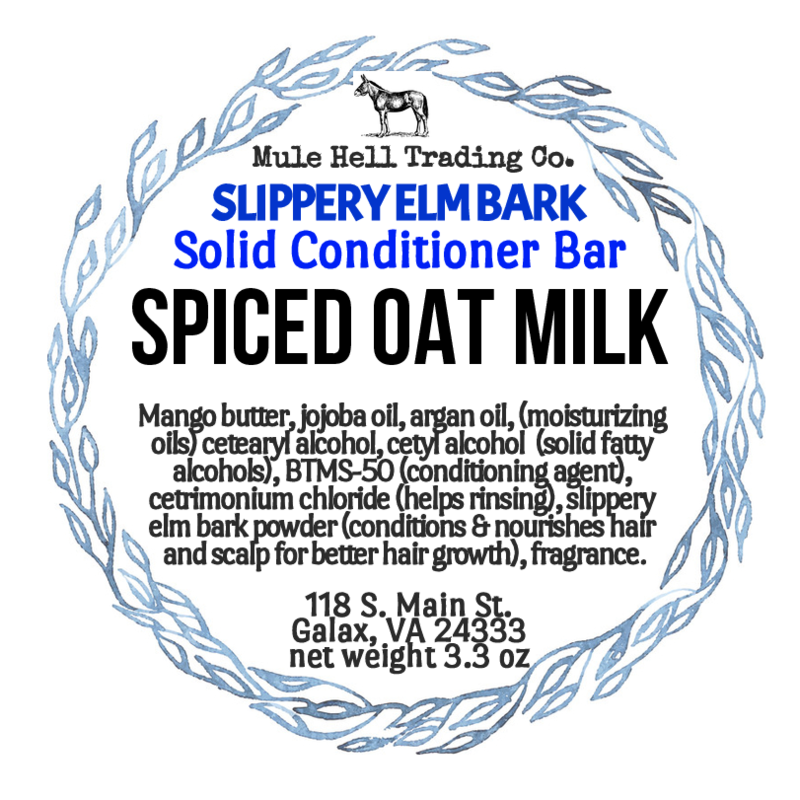 Spiced Oat Milk Conditioner Bar