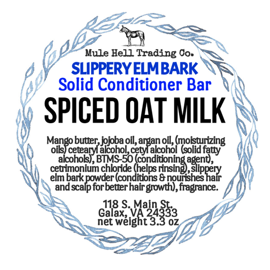 Spiced Oat Milk Conditioner Bar