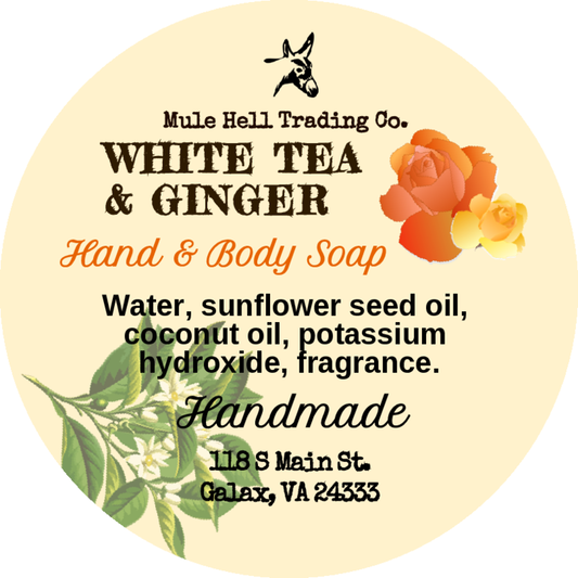 White Tea and Ginger Liquid Soap